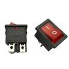 Copper 3-Pin Rocker Switch RL3: No Light, 2 Positions, 6A, T85