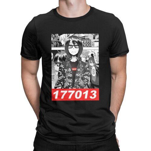 Men's Shirt 177013 Appeared Deformation Merch Anime Clothes Saki Yoshida Hentai Manga Cute Outerwear Kawaii T-shirt Print