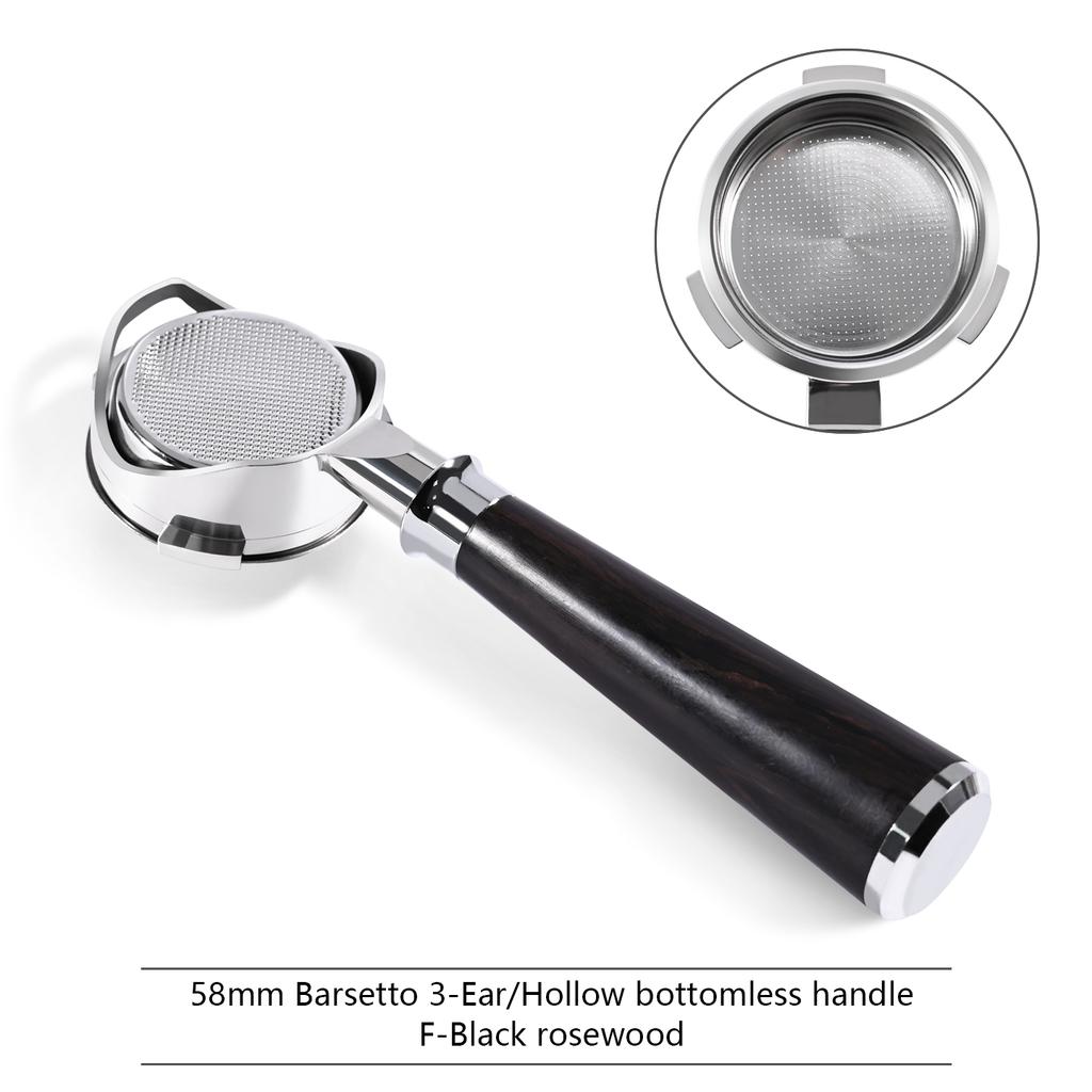 58mm 3Ear For Hibrew H7 H7a H10a Espresso Bottomless Portafilter Breville Barista Max/Signature Hollow Naked Coffee Handle Tool