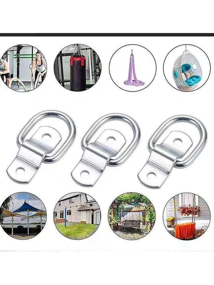 D-type pull ring hooks secure pull rings on containers, vans, trucks, and other cargo vehicles.