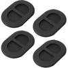 4 Pcs For Jeep Drain Plugs, Rear Floor Pan Body Plugs For 2014-2018 Jeep Wrangler JK & JL, Floor Rubber Replacement Plugs 4 Black Floor Pan Plugs