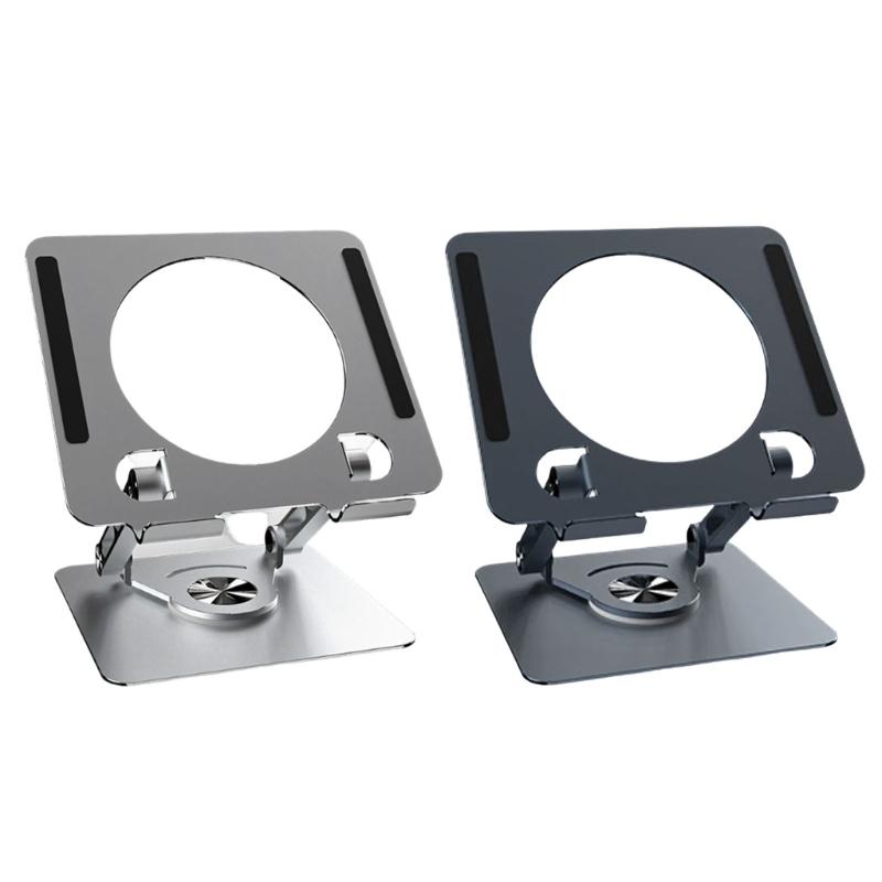 Carbon Alloy Adjustable Tablet Holder 360 Degree Rotate For Office Home And Travel Laptop Portable Stand