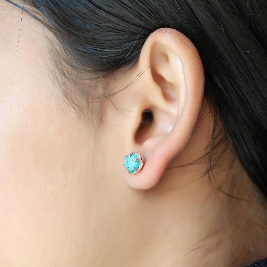 Turquoise Jewelry Set, 925 Sterling Silver, Dainty Jewelry, Gift For Her, Women Jewelry