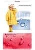 3D Children's Raincoat with Large Brim and Safety Reflective Strips for Boys, Girls, and Babies