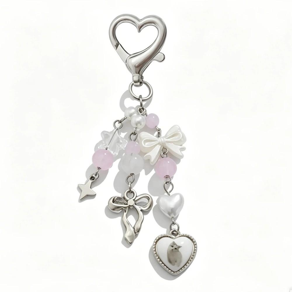 

Lovely Phone Pendant Star Acrylic Keyring Cartoon Y2K Fashion Keychain Harajuku Style фиолетовый