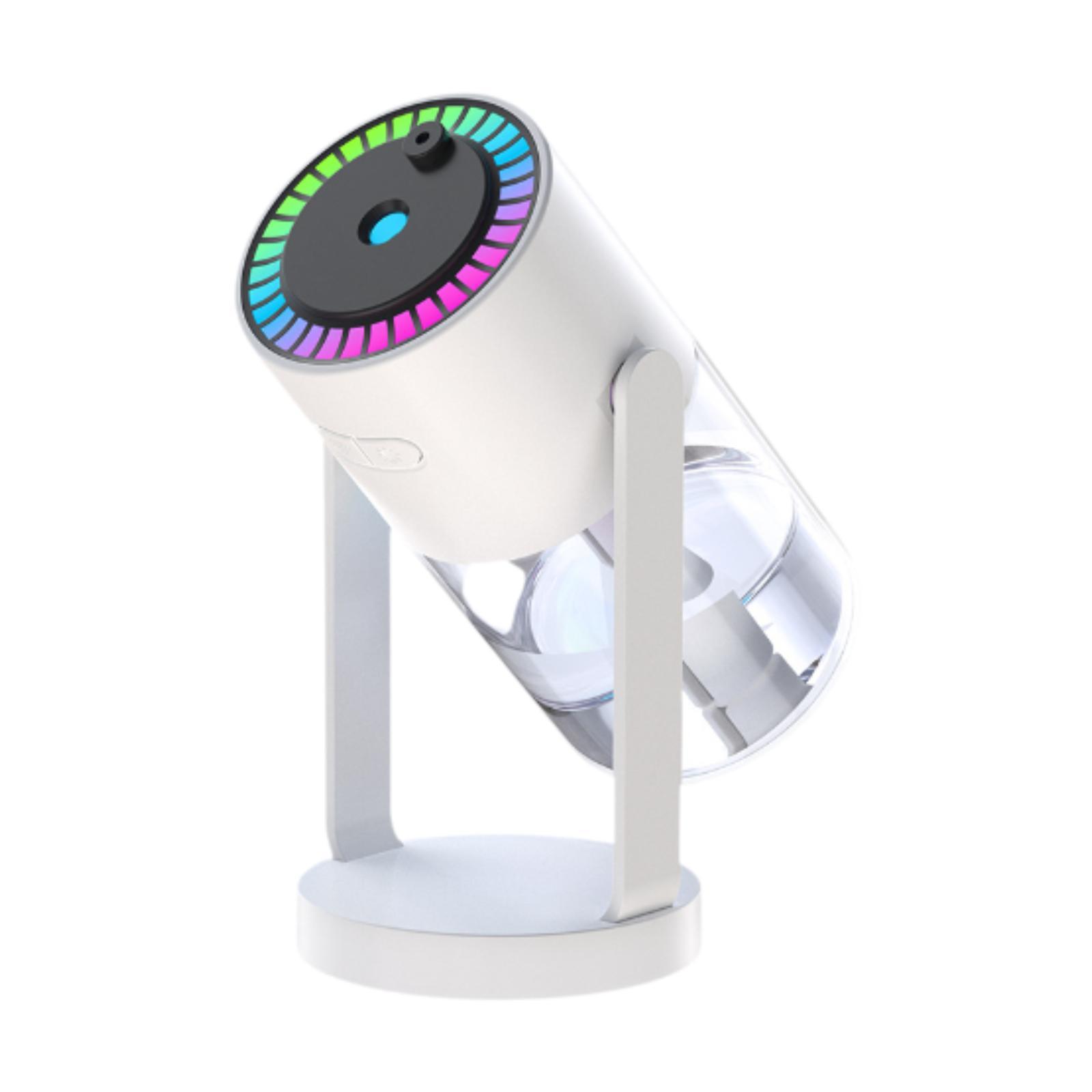 

Портативный увлажнитель воздуха 280 мл 2 режима распыления Мини-увлажнитель Настольный увлажнитель для ночной тумбочки Гостиная Автомобиль Бытовая декор для дома белый