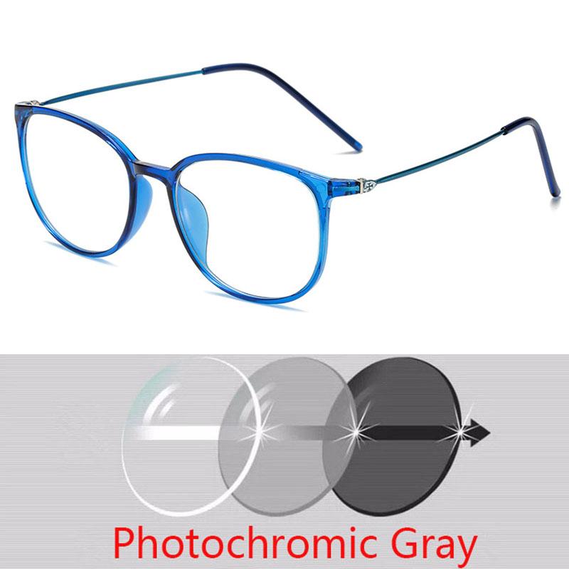 Katzenaugen Photochrome Lesebrille Herren Metall Weitsichtbrille Damen Altersweitsichtbrille +1,0 +1,5 +2,0 +2,5 +3,0 Bis +6,0