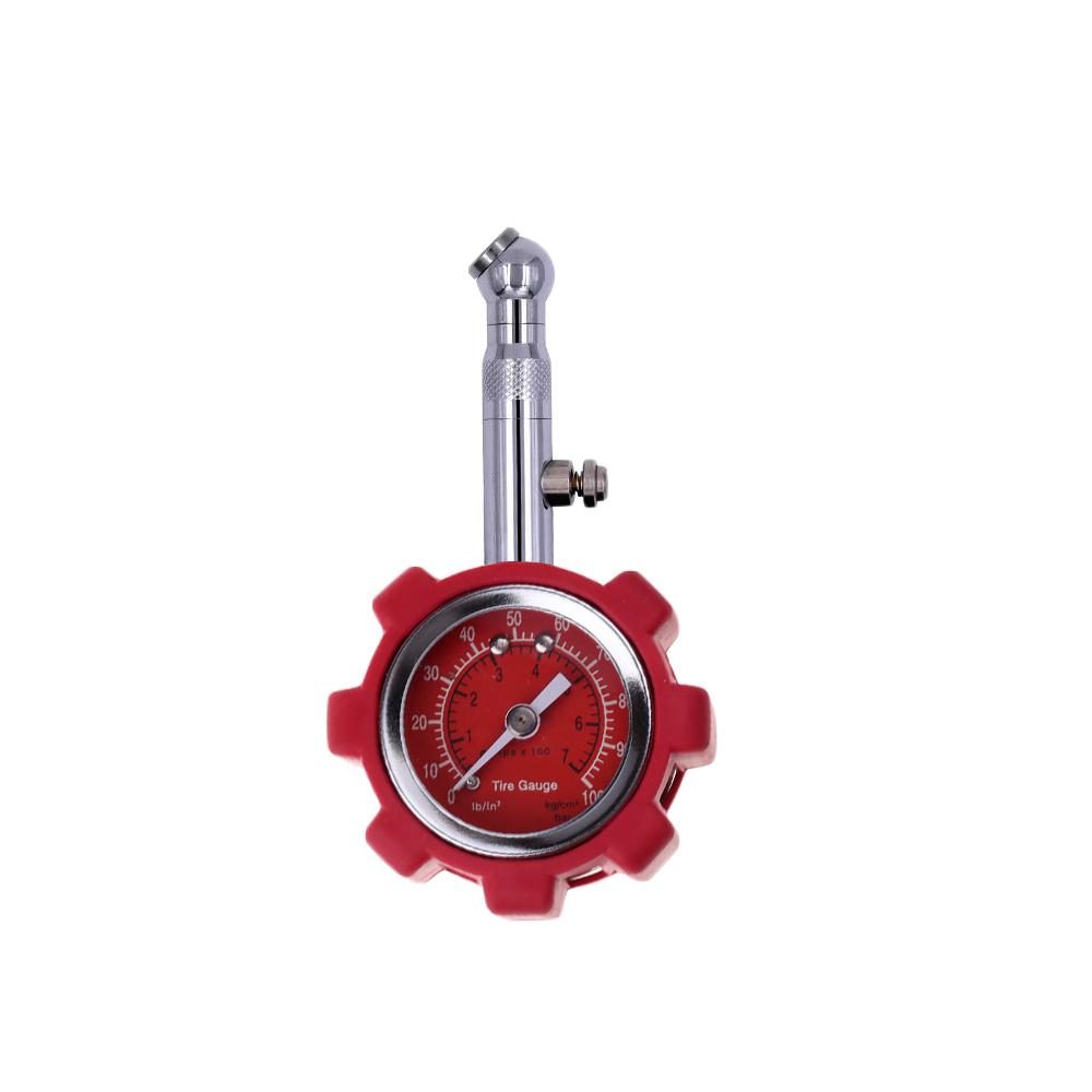 

Car Truck Air Tire Monitor Tyre Gauge Air Pressure Gauge Dial Meter 0-100 PSI Tester Tool For Car Motorcycle Truck червоний