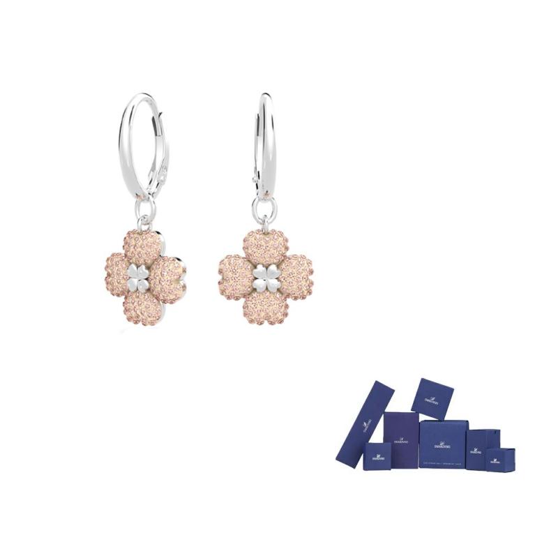 Swarovski Latisha Earrings Womens F-Original brand box розовый