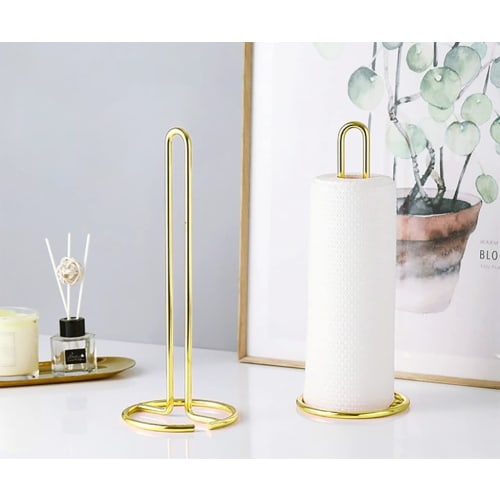 Gentillesse Küchenpapierhalter, Rollenständer, Gold, Toilettenpapierhalter, Freistehende Aufbewahrung