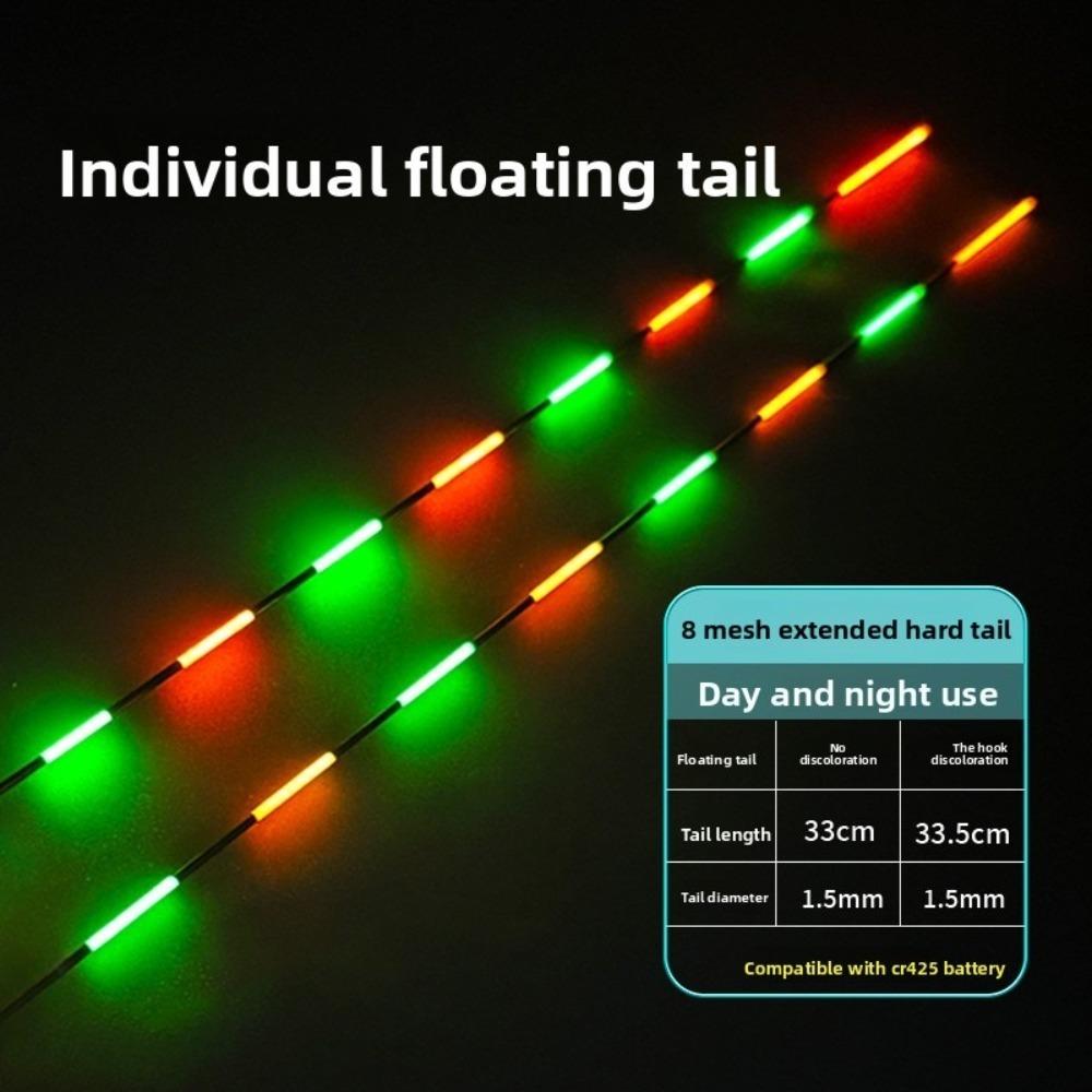 Super Bright LED Fishing Smart Float Top Luminous Induction Electronic Floats Buoy Ultra Sensitive Night Fishing Float Top