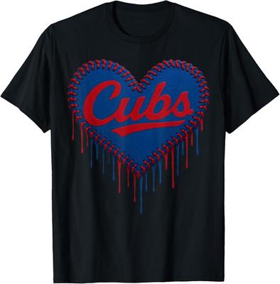 Retro Cubs Heart Name Styles Classic For Men Women Kids T-Shirt Unisex T-Shirt