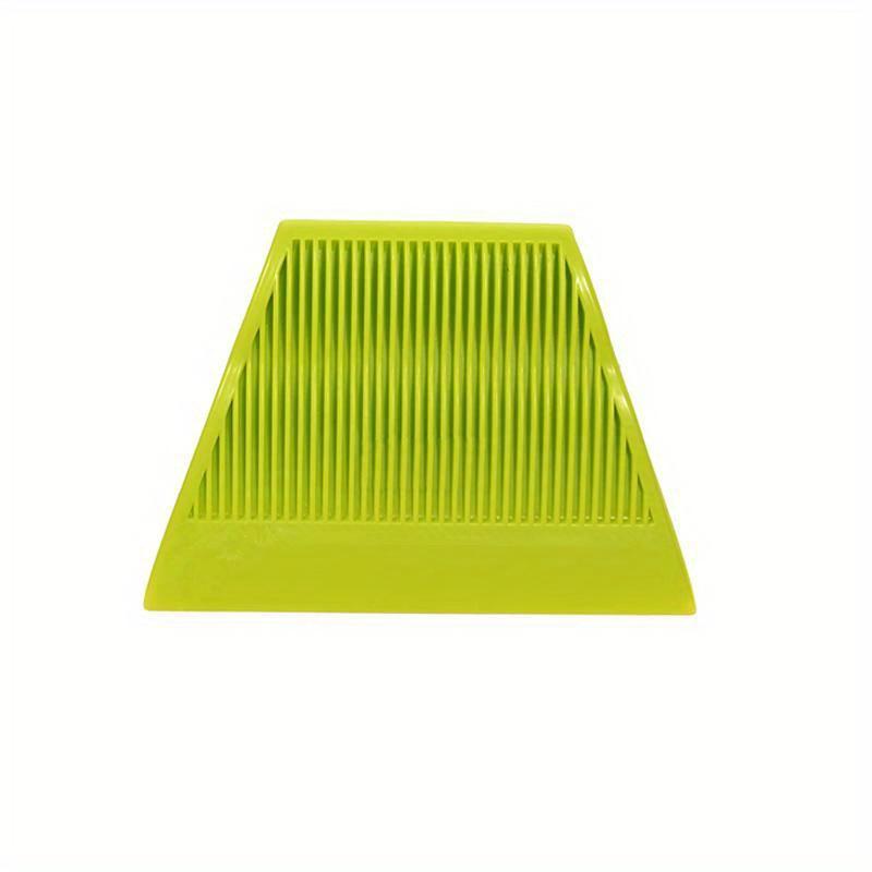 1 Stück trapezförmiger, mittelweicher Rakelschaber für die Fahrzeugvollverklebung/Fenstertönung/Tapeteninstallation, Werkzeug zur Fahrzeug-Vinylfolienverklebung