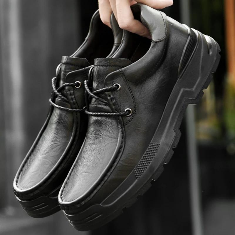 

Cow Leather Men Business Formal Shoes Luxury Brand Office Work shoes British Style Men Shoes 2025 New High-end Men Shoe 45