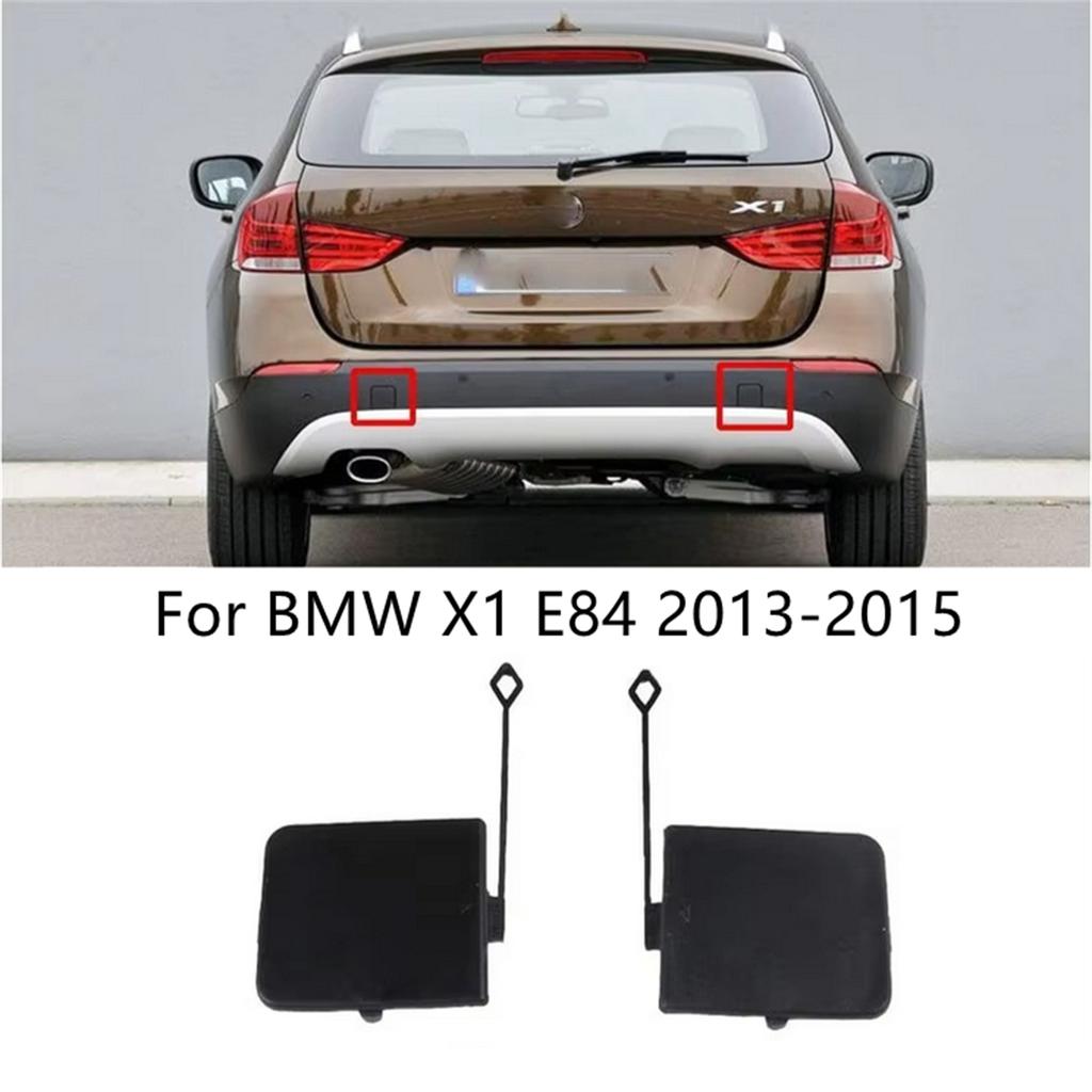 For BMW X1 E84 2013 2014 2015 Rear Right Left Bumper Tow Eye Hook Cover Cap 51127303815 51127303816 2 PCS