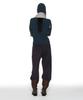 PARTIMENTO WOMEN Cutout Warmer Knit Hoodie_Dark Teal