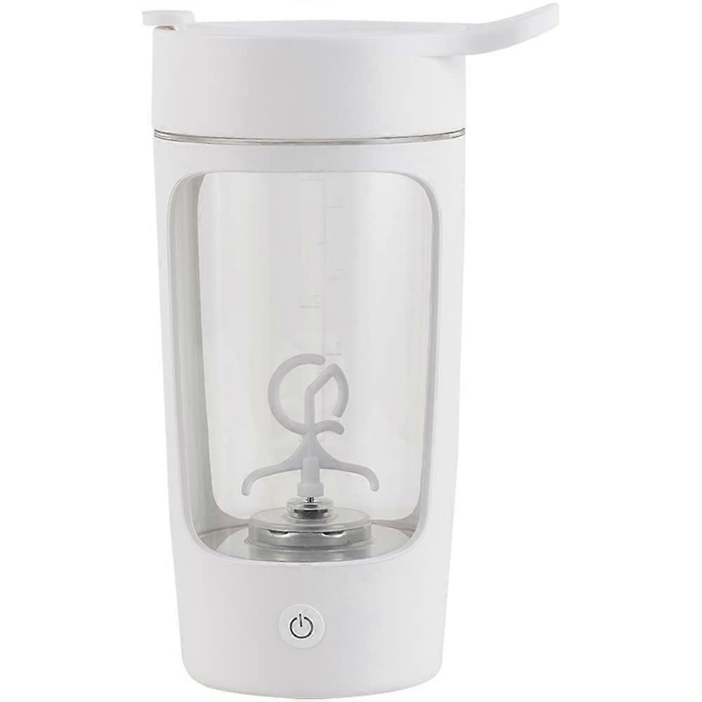 Electric Protein Shaker Bottle 650ml USB Rechargeable Cup with Powerful Chunk Mixing