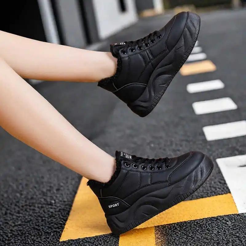 Fashion Round Foot Chunky Womens Boots Size 34 Shoes Size 40 Long Feet Shoes Sneakers Sports 2025 On Sale Authentic Styling Lux