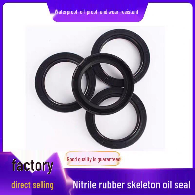 Water Pump Nitrile Rubber Oil Seals: 10/12/14/17/20/25/30 mm Sizes