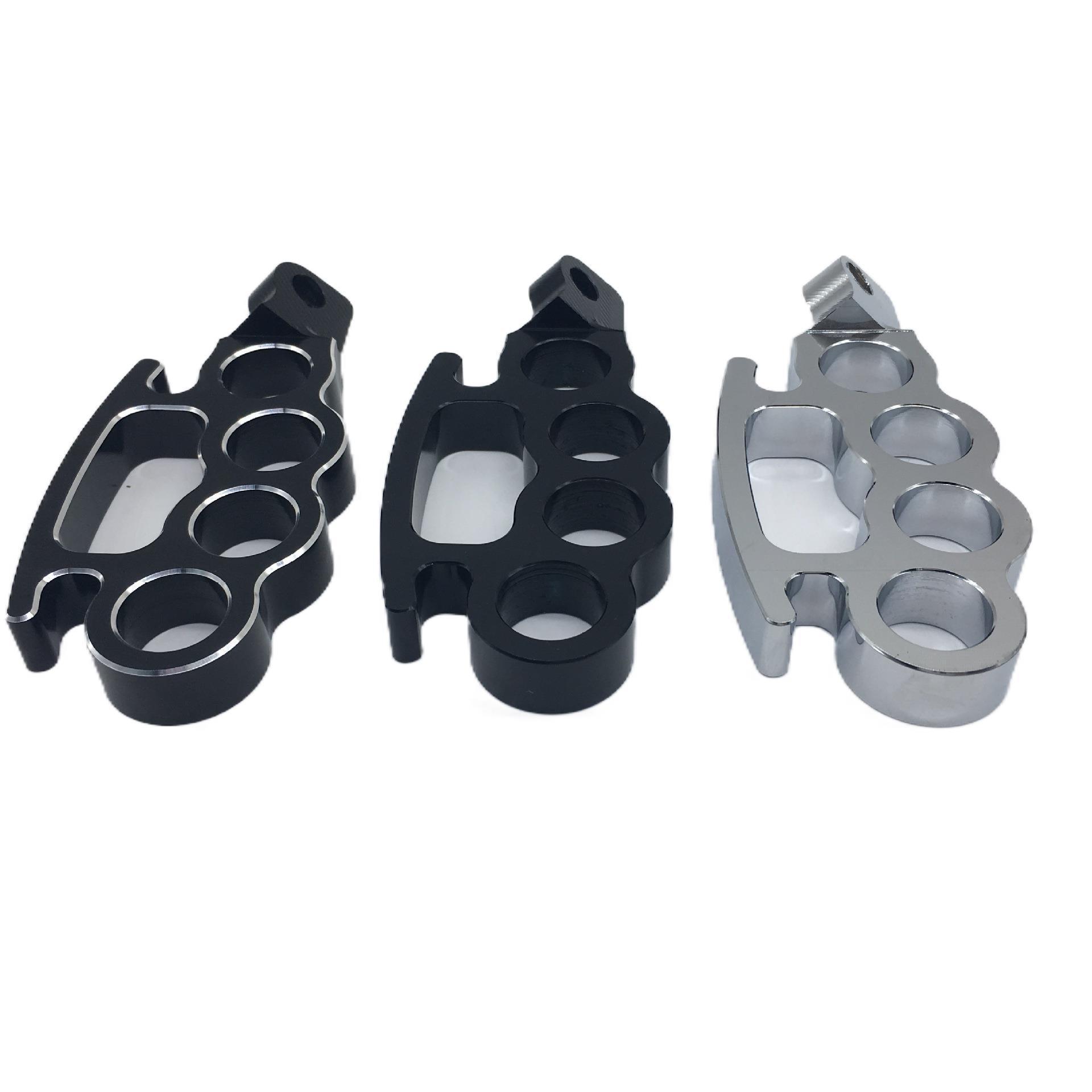 

Harley XL883 48 Catwalk Knuckle CNC Подножки для Модификации Мотоцикла Black with White
