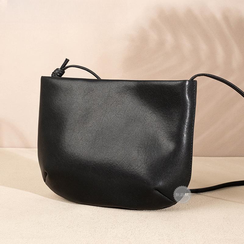 

Повседневная и универсальная кожаная сумка для женщин, ретро сумка кроссбоди на одно плечо и модная сумка-седло