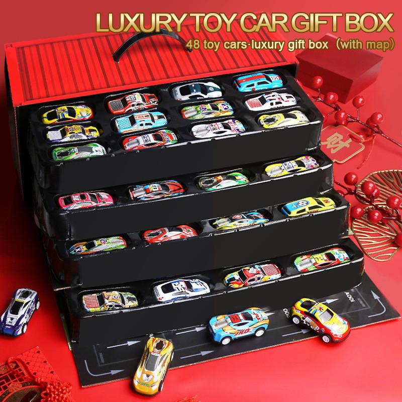 28 Pull-back Small Car Gift Box - Racing Car Model Toy for Boys, Children's Day & Birthday Gift