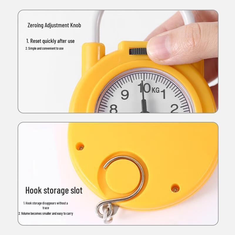 Gurede High-Precision Portable Spring Scale