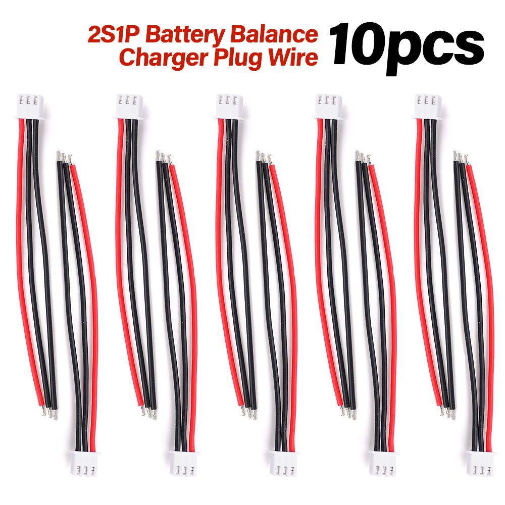 

10 шт. 2s 6s литиевая батарея сбалансированный зарядный кабель разъем 22AWG высокотемпературный силиконовый провод 100 мм сбалансированная зарядка