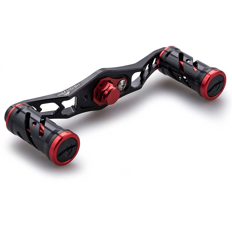 

Катушка HEIGHTEN 95 мм с рукояткой SHIMANO Daiwa Abu, обычная катушка для приманки серии Spider (Черный Красный) (216)
