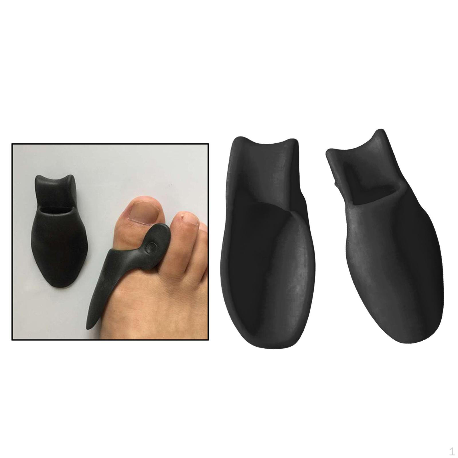 

Rubber Toe Separators Spreader Spacer for Overlapping Toes Bunion Pain чорний