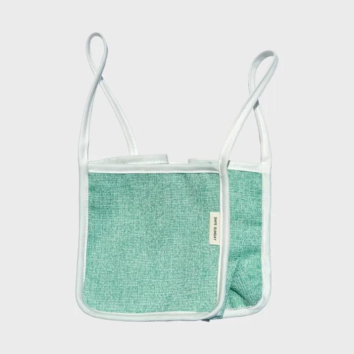 [Safe Sunday] Strap Mini Bag (Tweed Mint)
