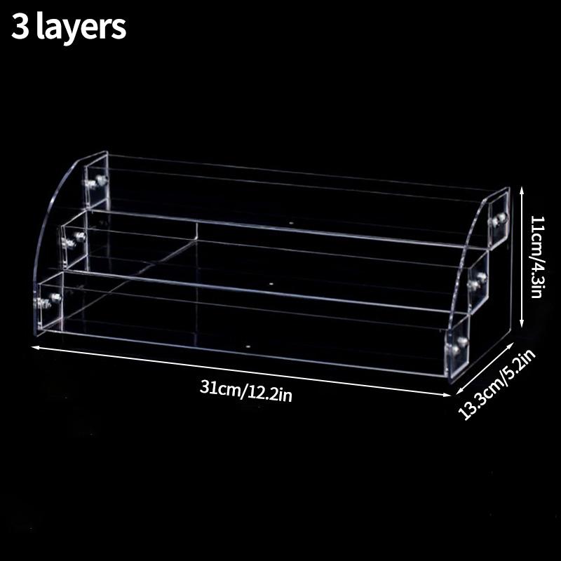 Multi-layer Acrylic Display Stand Transparent Storage Rack Perfume Cosmetic Display Rack Essential Oil Bottle Storage Organizer