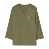 Designer Spring Summer Men's Casual Cotton Linen Color Long Sleeve Shirts Loose Stand Collar Shirts