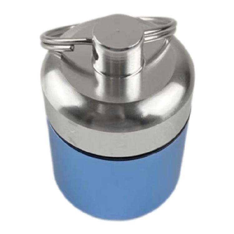 Box Keychain Mini for Pill Holder Waterproof Aluminum Alloy for Pill fo