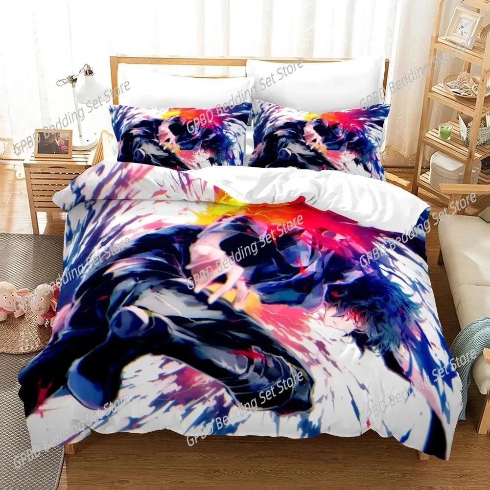 Comforter Anime Tokyo Ghoul 3D Bedding Set Comforter Linen S Home Decor Single Double Twin King Queen