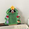 New Arrival Kawaii Christmas Series Plush Photocard Holder Kpop Photo Bus Card Protective Cover Case Bag Pendant Stationery