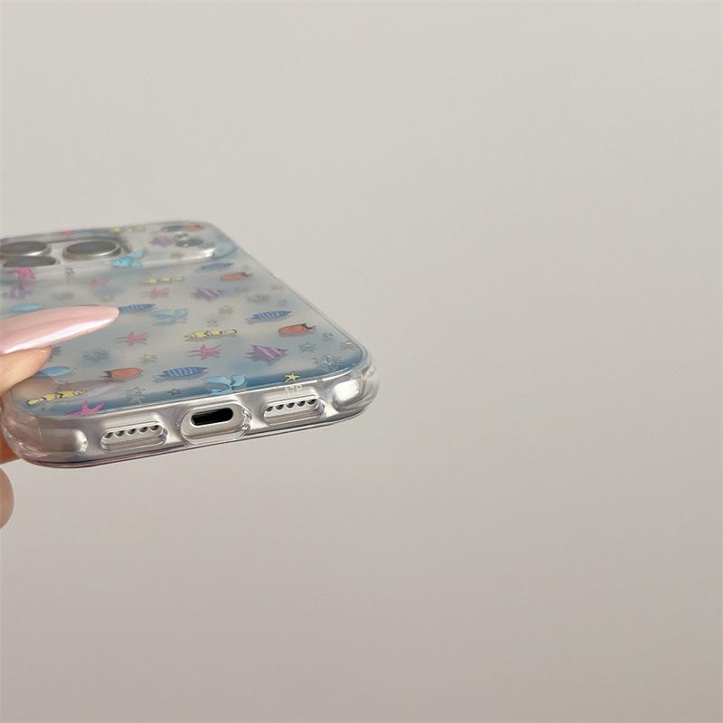 Underwater World Fish Chain Case for iPhone 17/16ProMax/15/14