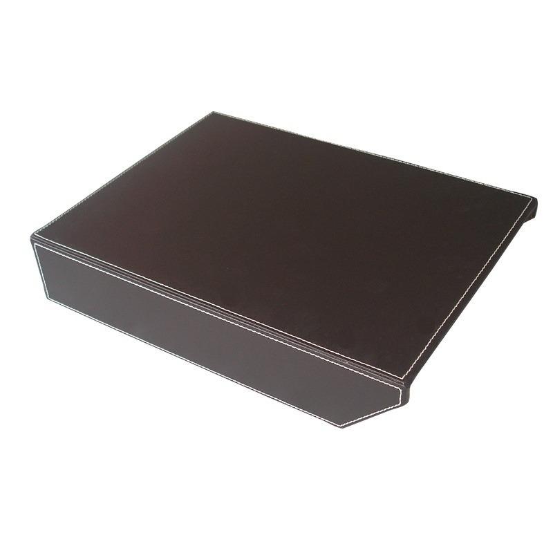Leather A4 Paper Tray File Tray File Box Business Document Box Office Supplies