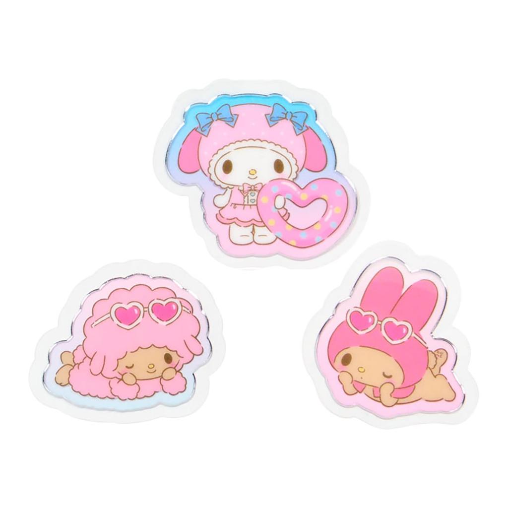 Sanrio Summer Stickers My Melody Case Ages 3 and up Item 176231 - - PVC/CPP - - No.