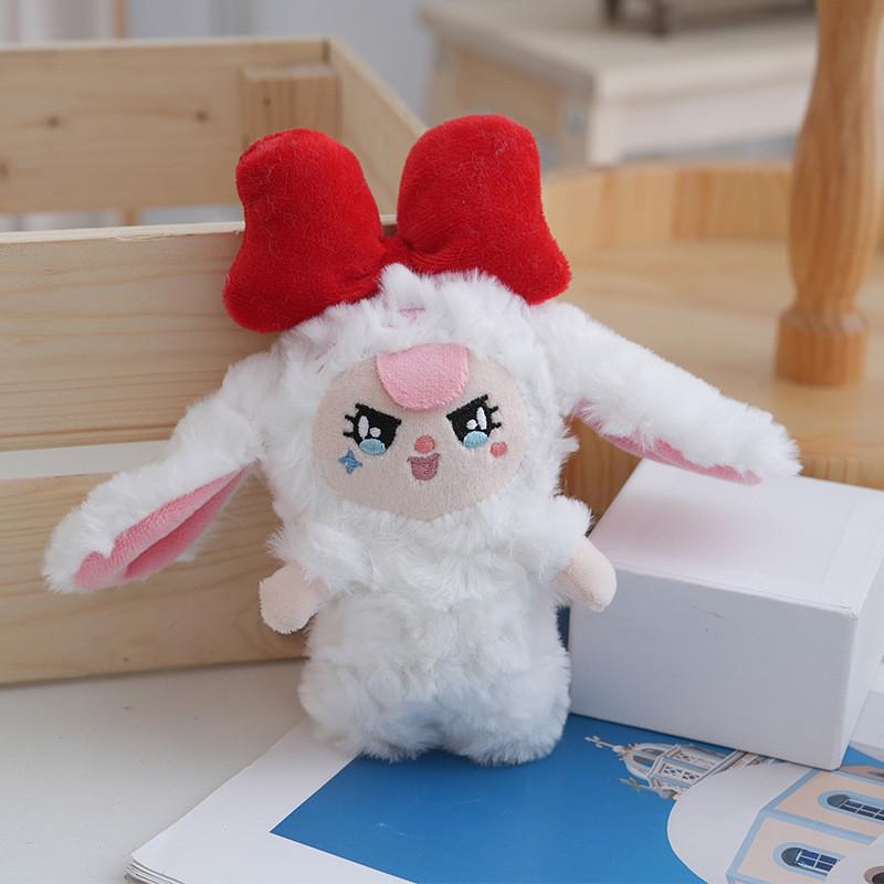 Bunny Plush Enchanting Keychain Doll Dreamy Cute Soft Toy Vibrant Colors 18cm