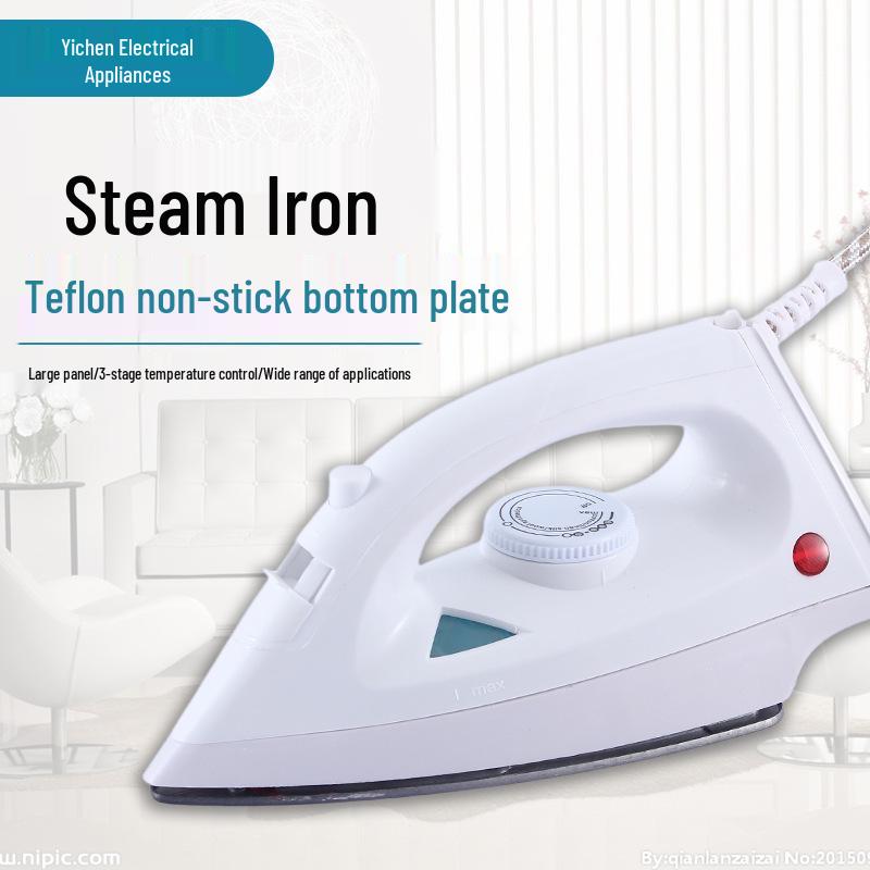 Handheld 3-Speed Dry Iron with Adjustable Temperature for Wrinkle Removal