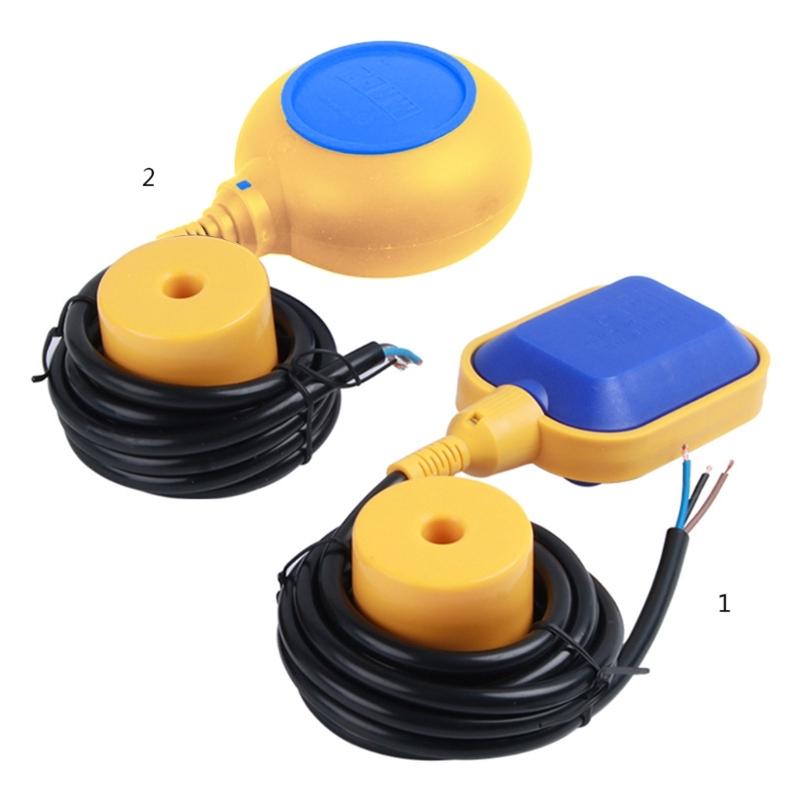 Float Water Level Switch Water Level Controller Sensor Contactor Fit for Water Oil for Tank Etc with 1m/2m Sensor Cable