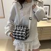 Mode Karomuster Kleine Tasche für Damen Koreanische Version Mini Vielseitige Schulter-Umhängetasche für Damen
