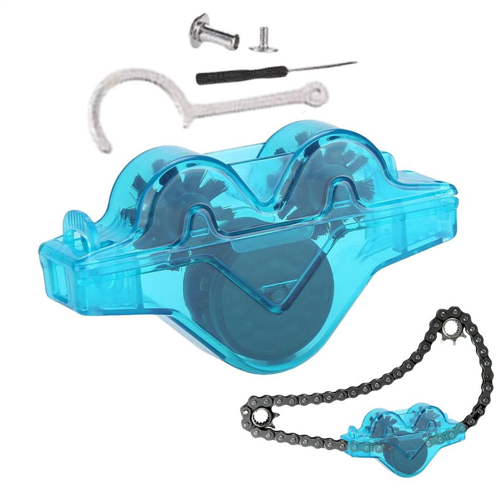 Bicycle Chain Cleaner Cycling Scrubber Washer Tool Mountain Bike Washing Kit Bike Chain Cleaning Tool Chain Brush Wash Tool Set