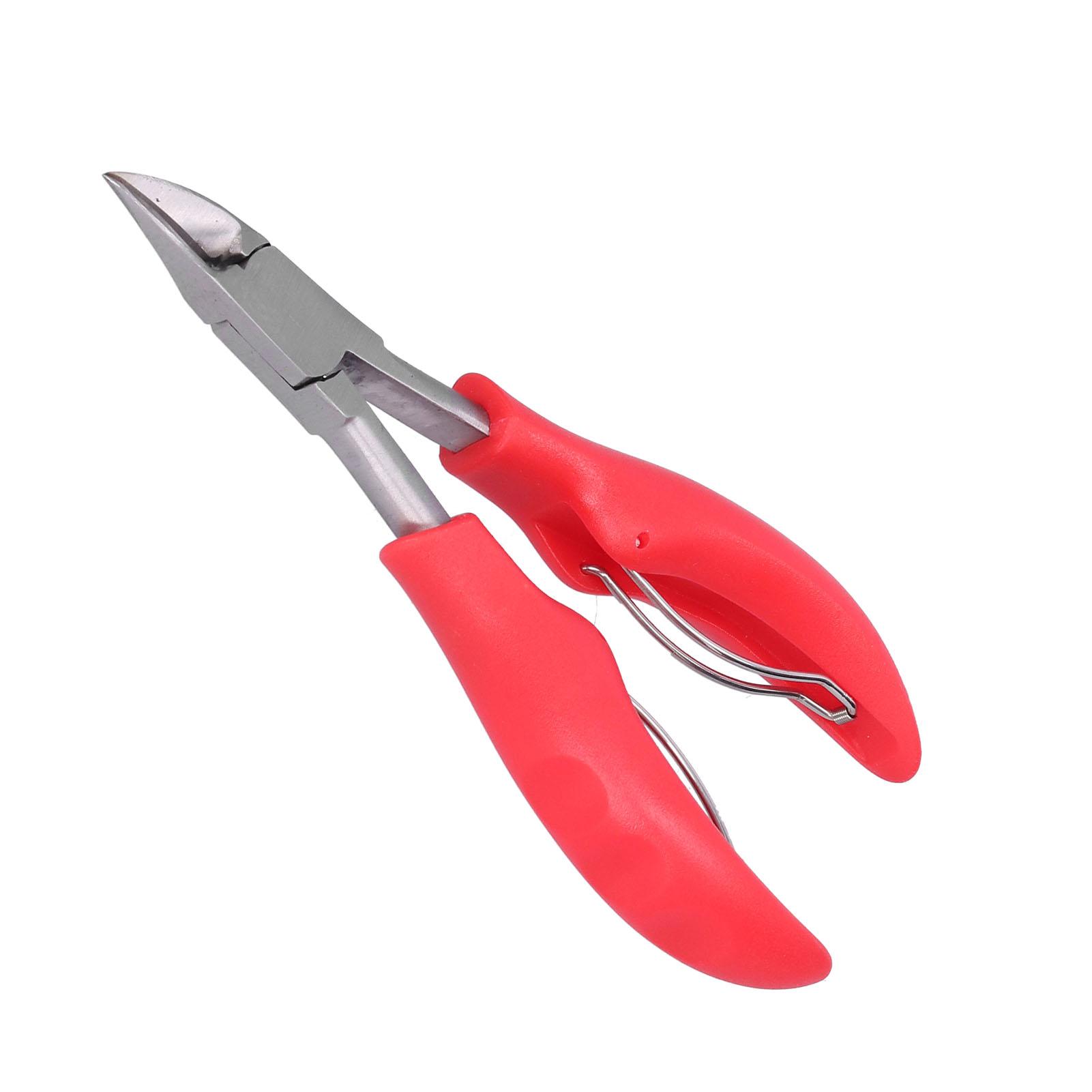 

Щипчики для ногтей, набор инструментов для педикюра из нержавеющей стали, корректор вросшего ногтя, красный красный