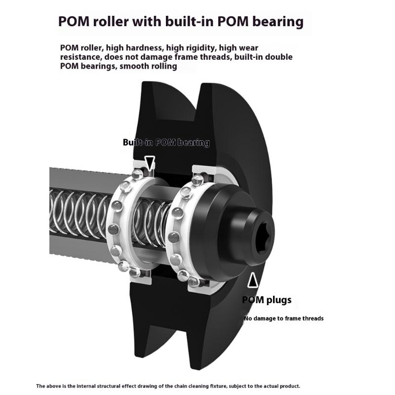 Aluminum Alloys Bicycles Chain Cleaning Fixator Bike Repair Tool Bike Virtual Flywheel Chain Washer Retainers Enduring