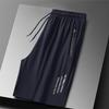 Men's Plus Size Quick-Dry Ice Silk Sports Shorts - Breathable, High Elastic Outdoor Casual Pants