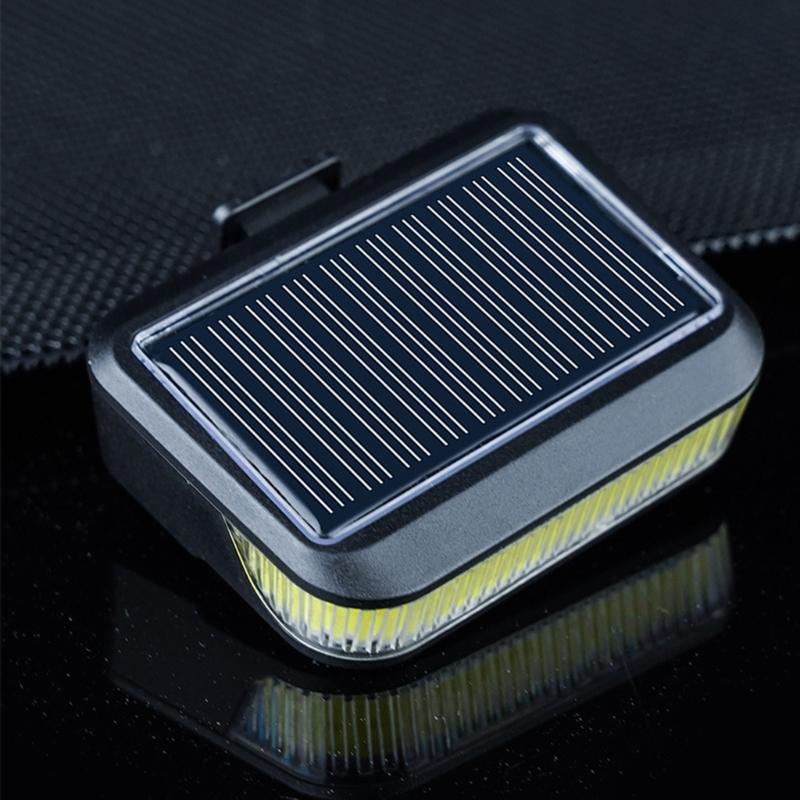 Solar Charging High Brightness Safety Warning Taillight LED Bicycles Tail Lamp Watertight Tail Light Bikes Rear Light