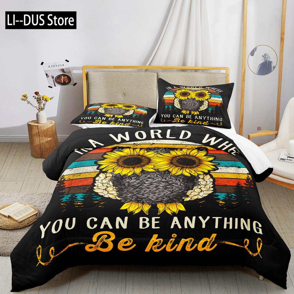 Dream Sun Flowers Bedding Set Duvet Cover Set 3d Bedding Set Digital Printing Bed Linen Queen Size Bedding Set Fashion Design