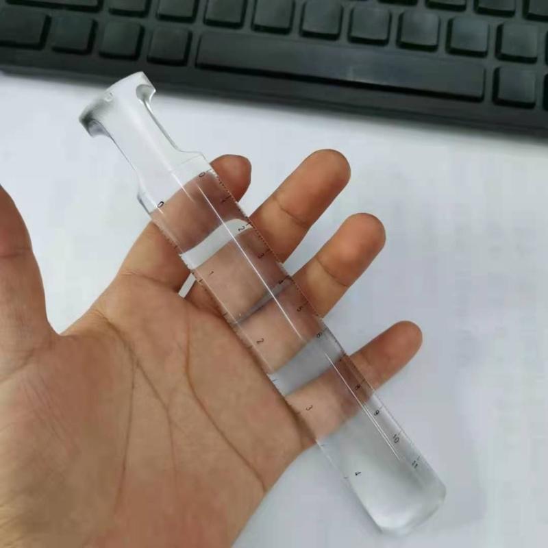 Easy Carry Acrylic Magnifier Rulers with 2X Zooms & Double Scale Lightweight Designs Suitable for Students Artists Engineers